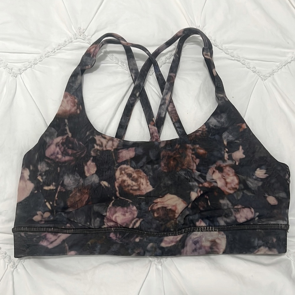 Lululemon Floral sports bra